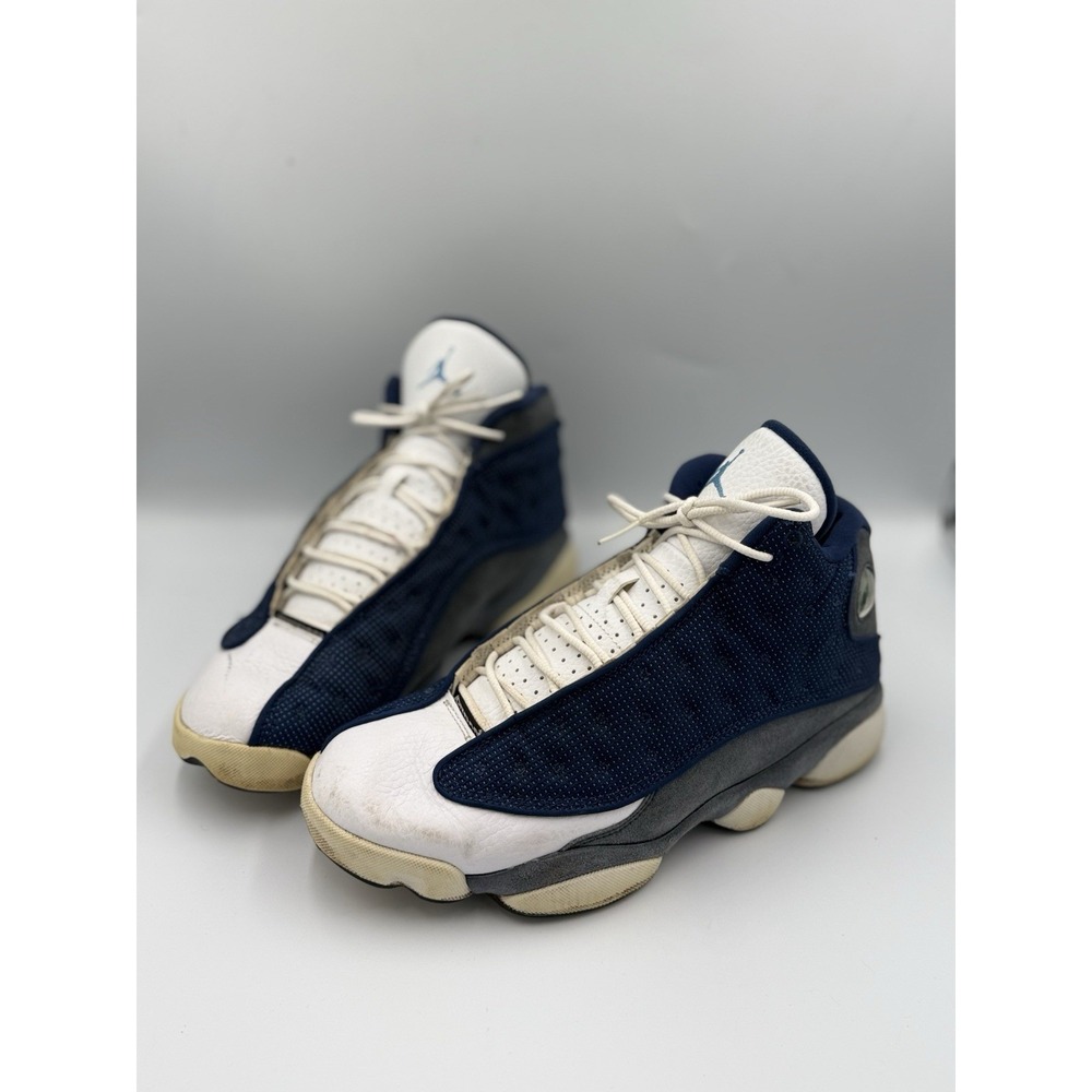 Nike Air Jordan 13 Retro Flint 2020 Men's Size 9 Blue Gray White 414571-404